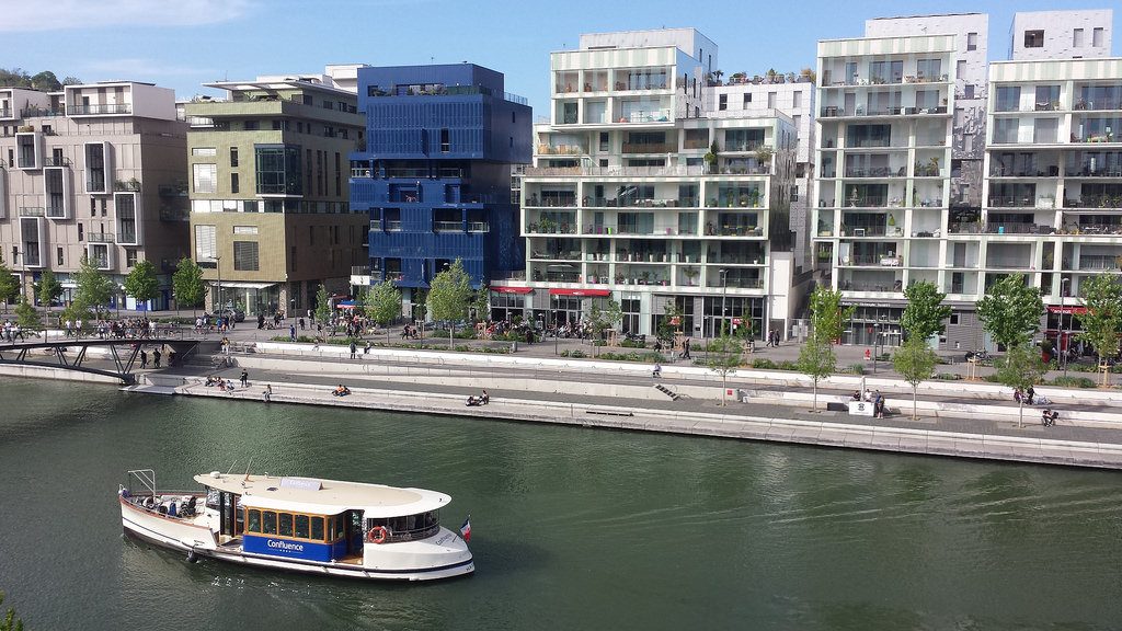 Le quartier de Confluence à Lyon