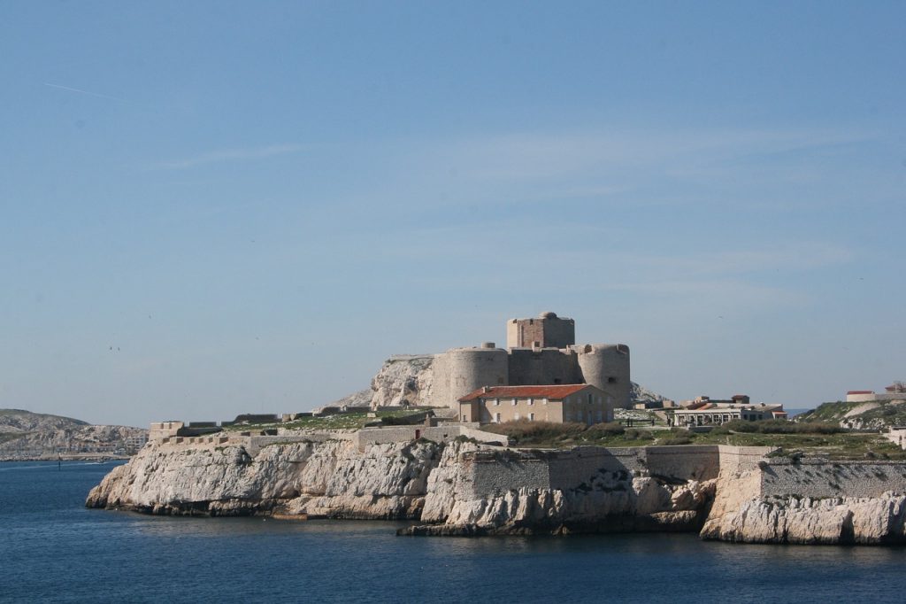 Le château d'If, Marseille côté mer.