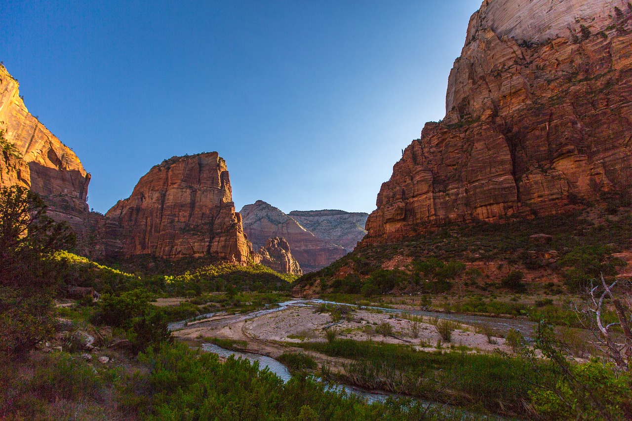 Le parc de Zion aux USA